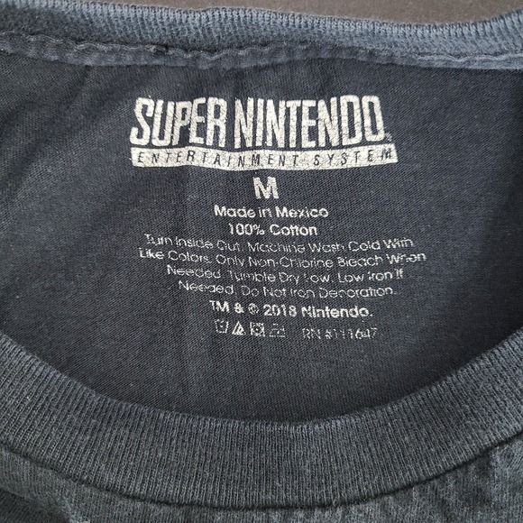 Super Mario Kart T-Shirt – Nintendo Graphic Tee – Size Medium – Black – Retro - Picture 4 of 4